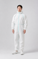 BioRAYGARD EcoShield M55 off-white microporous hooded protective coverall