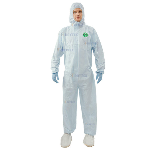 Customized 30203 Microporous EN1149 Anti-Static Disposable Protective Coverall Type 5B/6B Waterproof Biosecurity Work Clothing