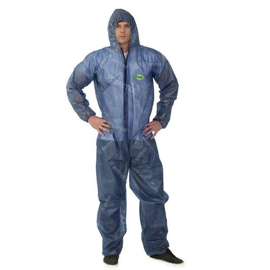 Factory Wholesale Disposable CE ISO PPE PP+PE Protective Coverall Customizable Work Clothing Personal Protection Equipment