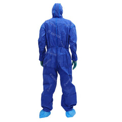 High Quality Disposable Coverall EN 13034 Anti-Static SMS Protective Tubeless Type 5/6 Isolation Suit for Safety Clothing