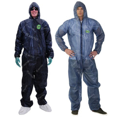 Factory Wholesale Disposable CE ISO PPE PP+PE Protective Coverall Customizable Work Clothing Personal Protection Equipment