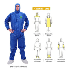 30003 Non Woven PP Coverall Wholesale Non Woven Fabric Clothing Disposable Coverall