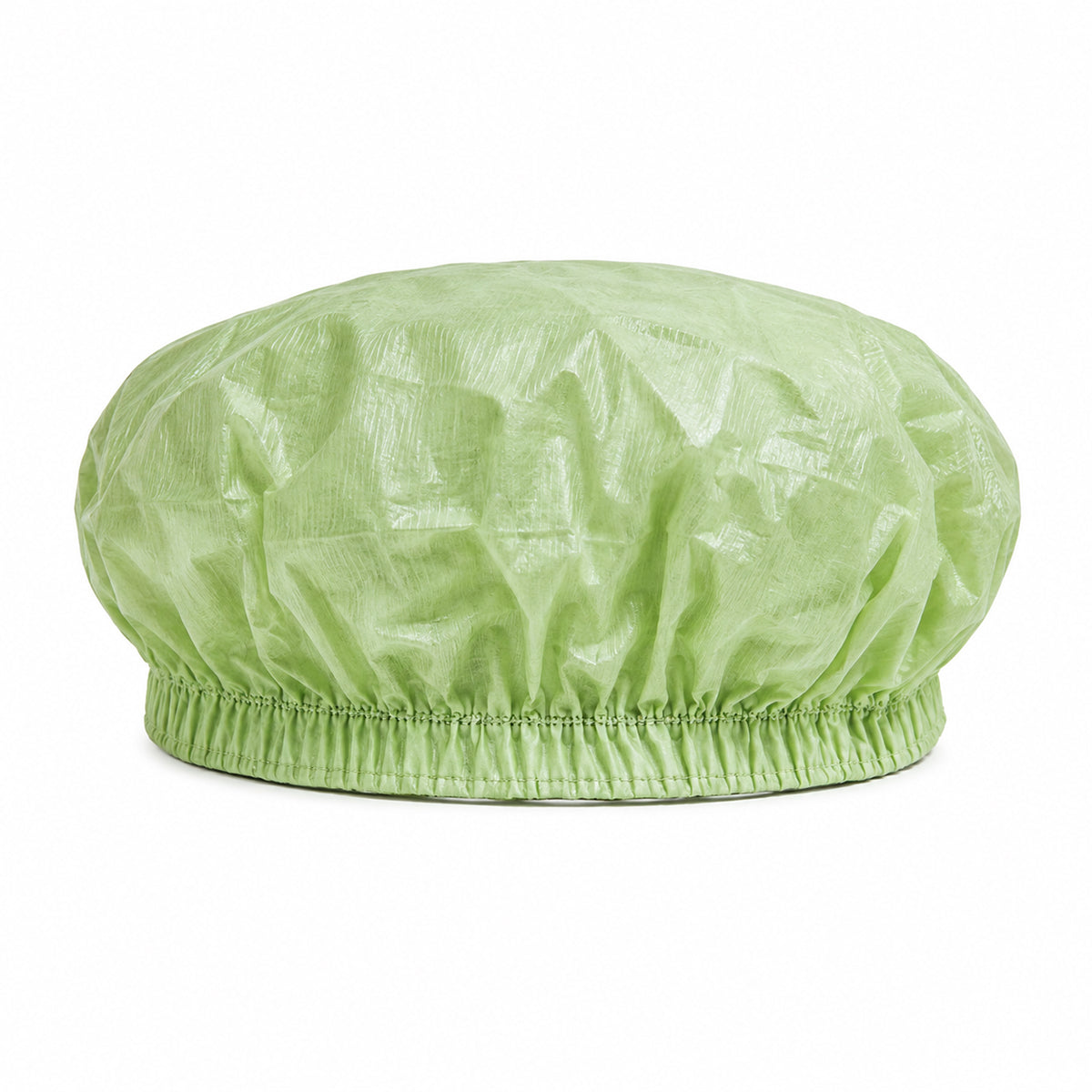 PLA/PBAT disposable bouffant cap front product view on white background