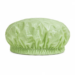 PLA/PBAT disposable bouffant cap front product view on white background