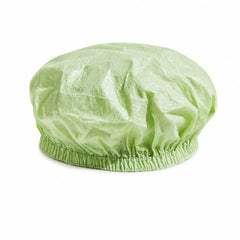 22-inch light green PLA/PBAT bouffant cap isolated on white background