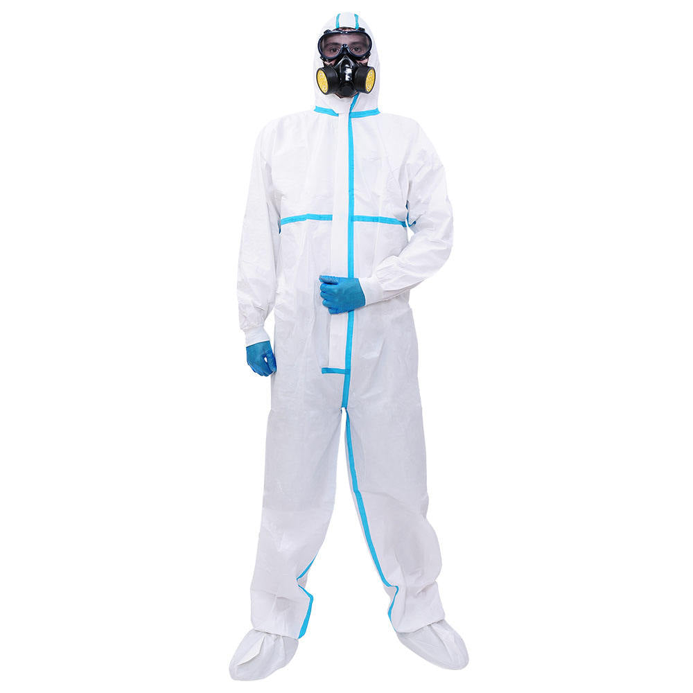 BRG-30223 Hooded Microporous Coverall
