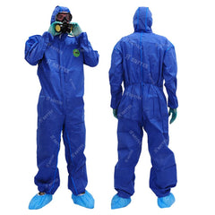High Quality Disposable Coverall EN 13034 Anti-Static SMS Protective Tubeless Type 5/6 Isolation Suit for Safety Clothing