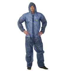 Factory Wholesale Disposable CE ISO PPE PP+PE Protective Coverall Customizable Work Clothing Personal Protection Equipment