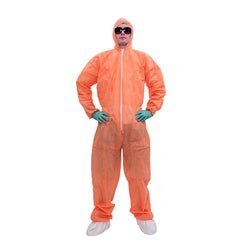 30003 OEM Custom Logo PPE Coverall Safety Workwear Disposable Protective PP/PE Clothing Water-Proof Cleanroom Clothing