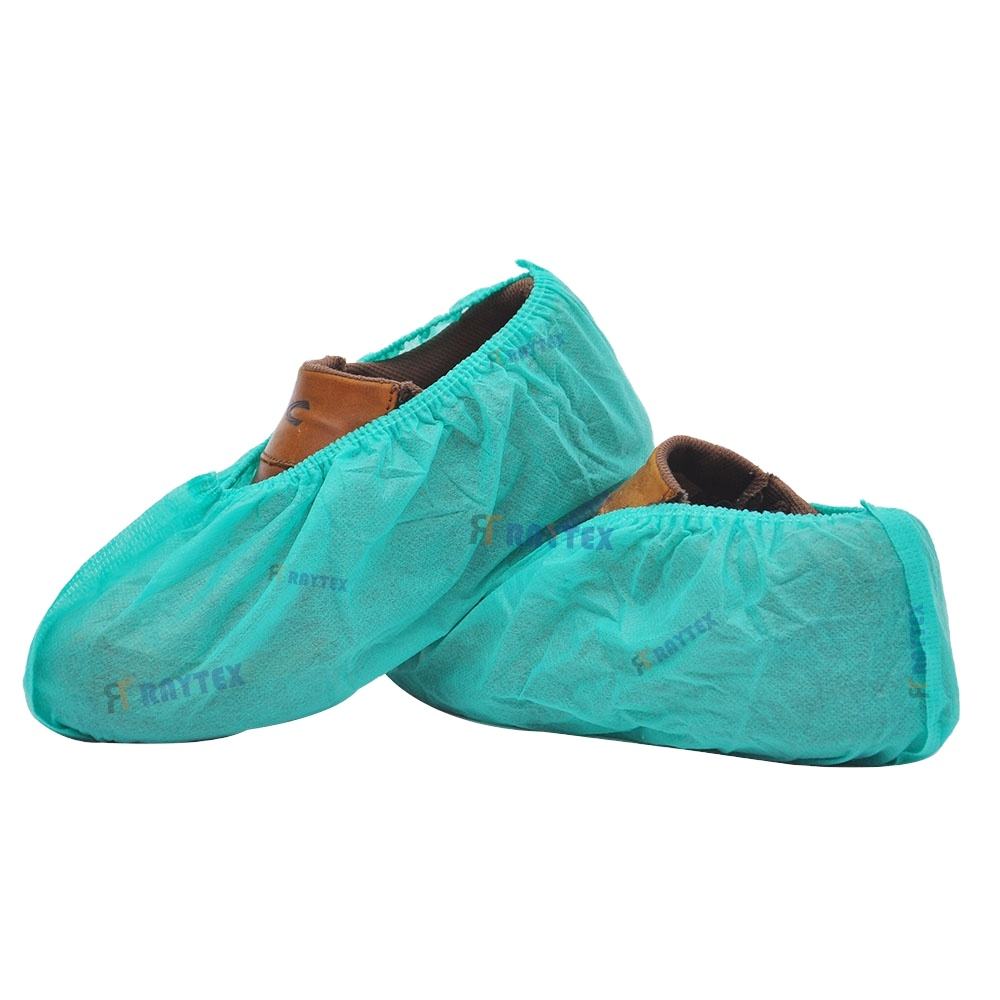 High Quality Disposable Anti-Slip Anti-Dust PP Non-Woven Shoe Cover Dustproof Material Cleanroom Industrial Laboratory Safety
