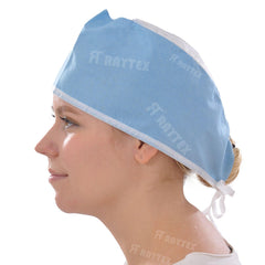 Non-woven PP Surgeon's Care Cap Flexible Disposable Hospital Surgical Cap Disposable Clip Cap