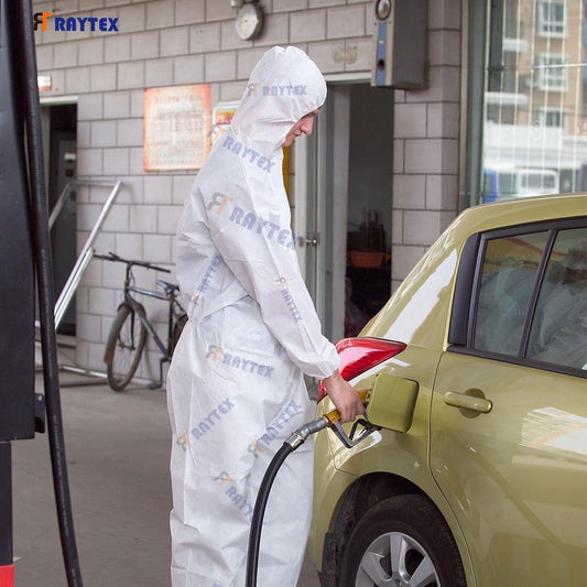 Wholesale Disposable Breeding Jumpsuit Microporous Non-Woven Protective Coverall Breathable Safety Workwear for Cleanroom