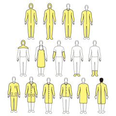 30003 Non Woven PP Coverall Wholesale Non Woven Fabric Clothing Disposable Coverall
