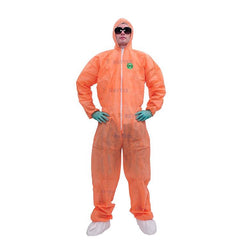 Wholesale New Design PPE Protective Clothing Polypropylene Disposable Jumpsuit With Hood Elastic at Cuffs