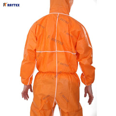 Type 4/5/6 Protective MP Disposable Microporous Antistatic Coveralls 30213 Cleanroom Work Clothing Water-Proof Function