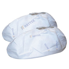 China Supply Anti-Slip Microporous PVC Overshoes Handmade Non-Woven Clean Room Shoe Covers Safety Product-52201