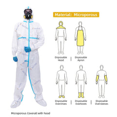 30003 Non Woven PP Coverall Wholesale Non Woven Fabric Clothing Disposable Coverall