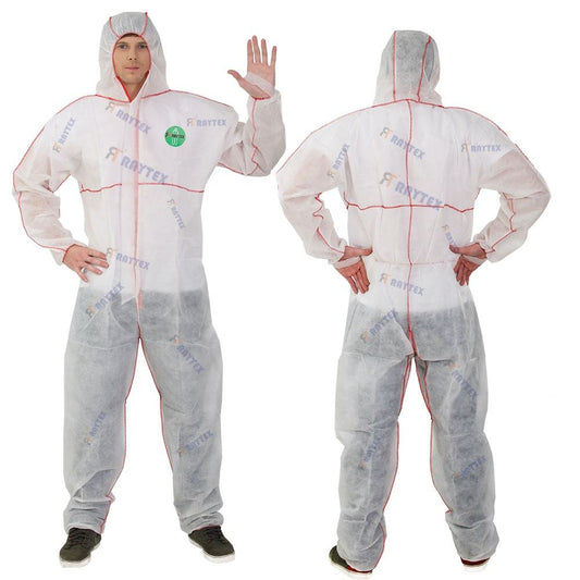 Fast Delivery Disposable Fire Retardant SMS Anti-Static Non-Woven Protective Coverall Type 5/6 Waterproof Safety Clothing