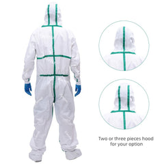 Comfortable Type 5/6 Protective Disposable Coverall against Chemicals FR Primary Coverall Made of Microporous Material