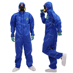 High Quality Disposable Coverall EN 13034 Anti-Static SMS Protective Tubeless Type 5/6 Isolation Suit for Safety Clothing