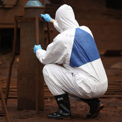 Disposable Microporous Anti-Static Safety Coverall Suit Industry-Grade Disposable Safety Clothing